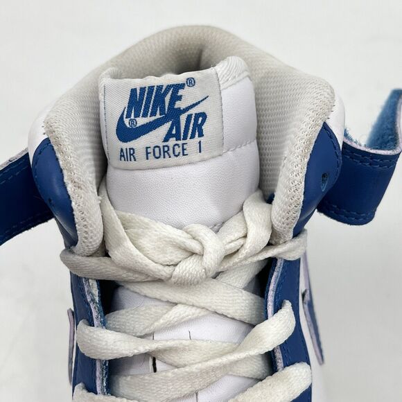 Nike WMNS Air Force 1 ‘07 Mid Military Blue White Purple Women's 9 DX3721 100 - Picture 13 of 15